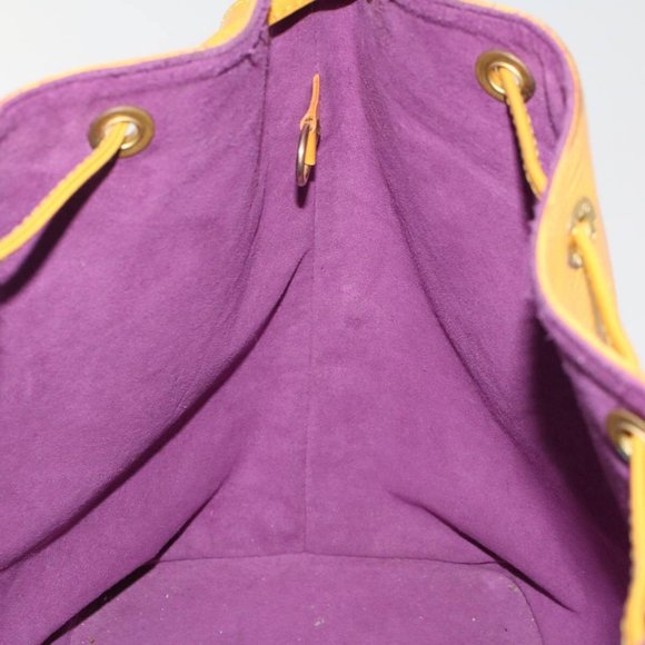 LOUIS VUITTON Epi Petit Noe Shoulder Bag Tassili Yellow M44109 LV Auth - Picture 8 of 16